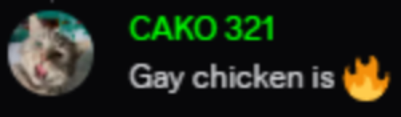 Gay chicken is 🔥