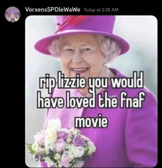 Vorxens has no respect for the Queen