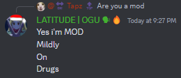 yes I'm MOD... mildy on drugs